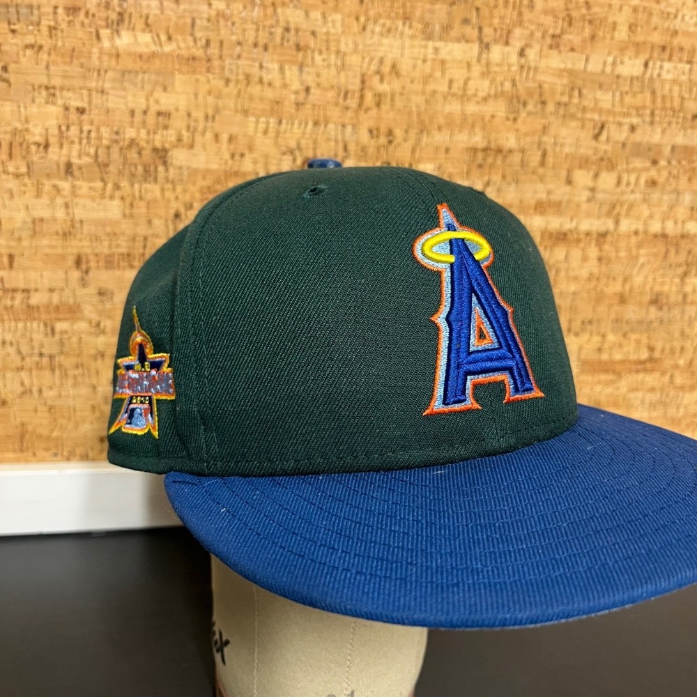 New Era 59FIFTY California Angels‎ 2010 All Star Game Hat Green Blue 7 3/8